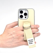 將圖片載入圖庫檢視器 SECOND UNIQUE NAME 米白色指套手機殼 (銀色邊框)
