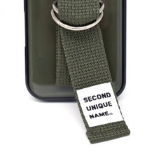 將圖片載入圖庫檢視器 SECOND UNIQUE NAME 軍綠色指套手機殼 (黑色邊框)
