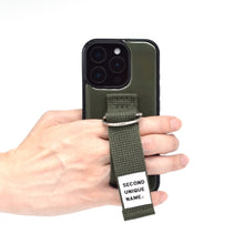 將圖片載入圖庫檢視器 SECOND UNIQUE NAME 軍綠色指套手機殼 (黑色邊框)
