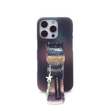 將圖片載入圖庫檢視器 SECOND UNIQUE NAME  星織綁帶手機殼 極光黑
