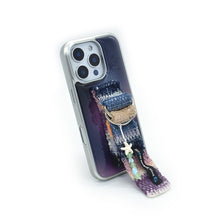 將圖片載入圖庫檢視器 SECOND UNIQUE NAME  星織綁帶手機殼 極光黑 (銀色邊框)
