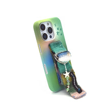 將圖片載入圖庫檢視器 SECOND UNIQUE NAME  星織綁帶手機殼 薄荷綠
