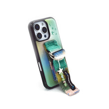 將圖片載入圖庫檢視器 SECOND UNIQUE NAME  星織綁帶手機殼 薄荷綠 (黑色邊框)
