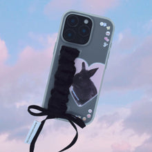 將圖片載入圖庫檢視器 SECOND UNIQUE NAME 黑兔蕾絲綁帶霧面柔軟保護殼 (Flexi Case)
