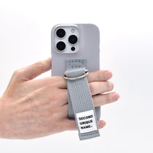 將圖片載入圖庫檢視器 SECOND UNIQUE NAME 淺灰色指套手機殼
