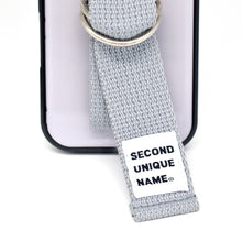 將圖片載入圖庫檢視器 SECOND UNIQUE NAME 淺灰色指套手機殼 (黑色邊框)
