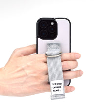 將圖片載入圖庫檢視器 SECOND UNIQUE NAME 淺灰色指套手機殼 (黑色邊框)
