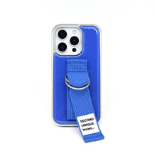 將圖片載入圖庫檢視器 SECOND UNIQUE NAME 克萊因藍指套手機殼 (銀色邊框)
