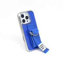 將圖片載入圖庫檢視器 SECOND UNIQUE NAME 克萊因藍指套手機殼 (銀色邊框)
