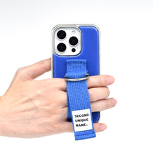 將圖片載入圖庫檢視器 SECOND UNIQUE NAME 克萊因藍指套手機殼 (銀色邊框)
