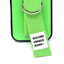 將圖片載入圖庫檢視器 SECOND UNIQUE NAME 亮綠色指套手機殼 (黑色邊框)
