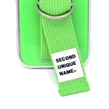 將圖片載入圖庫檢視器 SECOND UNIQUE NAME 亮綠色指套手機殼 (銀色邊框)
