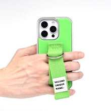 將圖片載入圖庫檢視器 SECOND UNIQUE NAME 亮綠色指套手機殼 (銀色邊框)

