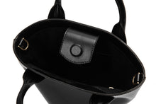 將圖片載入圖庫檢視器 LOEKA Marqueta S 優雅牛皮黑色水桶小包
