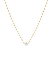 將圖片載入圖庫檢視器 VERTE Un.silver.131 / simple pearl 項鍊 （金色）
