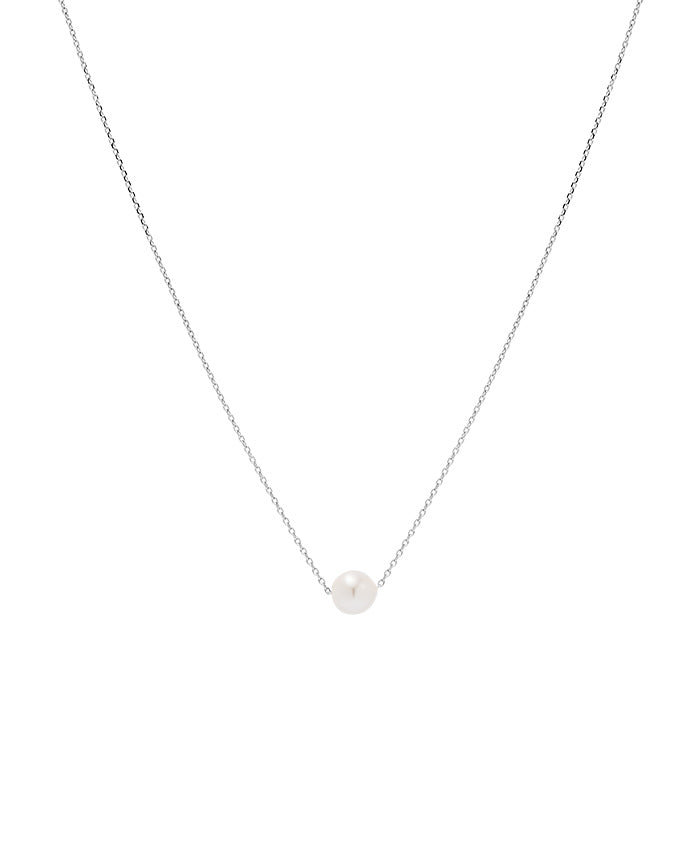 VERTE Un.silver.131 / simple pearl 項鍊 （銀色）