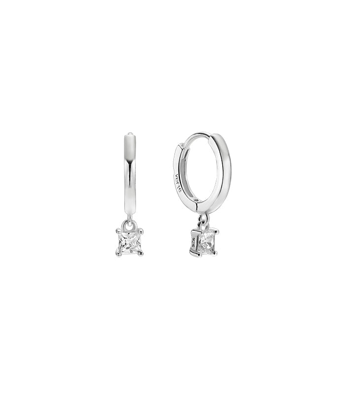 VERTE Deux.silver.176 / Tinter Dew 耳環 ( 銀色 )