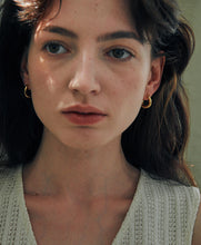將圖片載入圖庫檢視器 VERTE Deux.silver.220 / vague 耳環 (金色)

