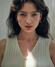 將圖片載入圖庫檢視器 VERTE Deux.silver.220 / vague 耳環 (金色)
