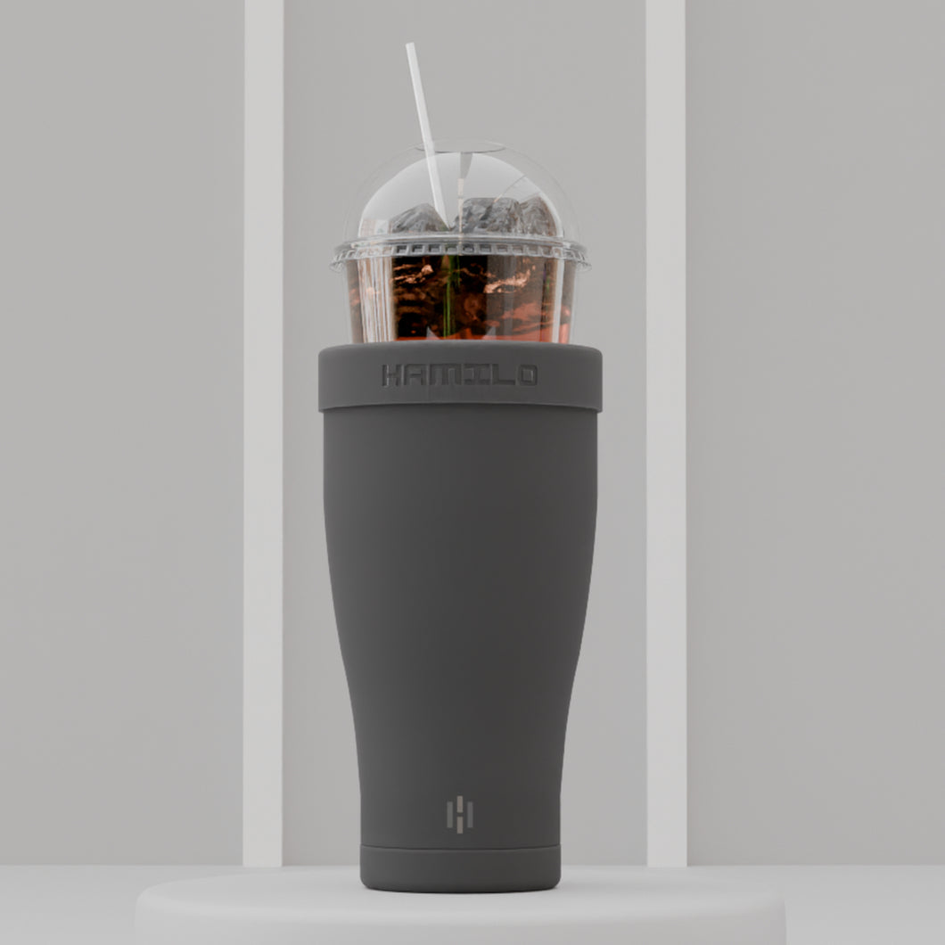 [YJ] HAMILO 30oz Stainless Steel Vacuum Insulated Tumbler with Straw