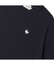 將圖片載入圖庫檢視器 BEYOND CLOSET 經典刺繡海軍藍純棉短袖T恤
