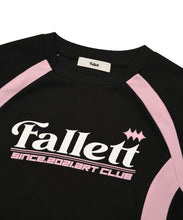 將圖片載入圖庫檢視器 FALLETT Sports Club 運動風黑粉撞色長袖上衣 (IVE REI同款)
