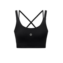 將圖片載入圖庫檢視器 CITYBREEZE ACTIVE AIRY美背交叉運動內衣 墨黑色
