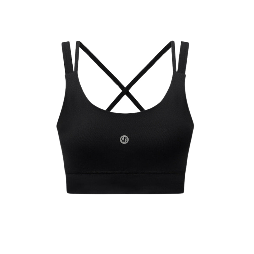CITYBREEZE ACTIVE AIRY美背交叉運動內衣 墨黑色