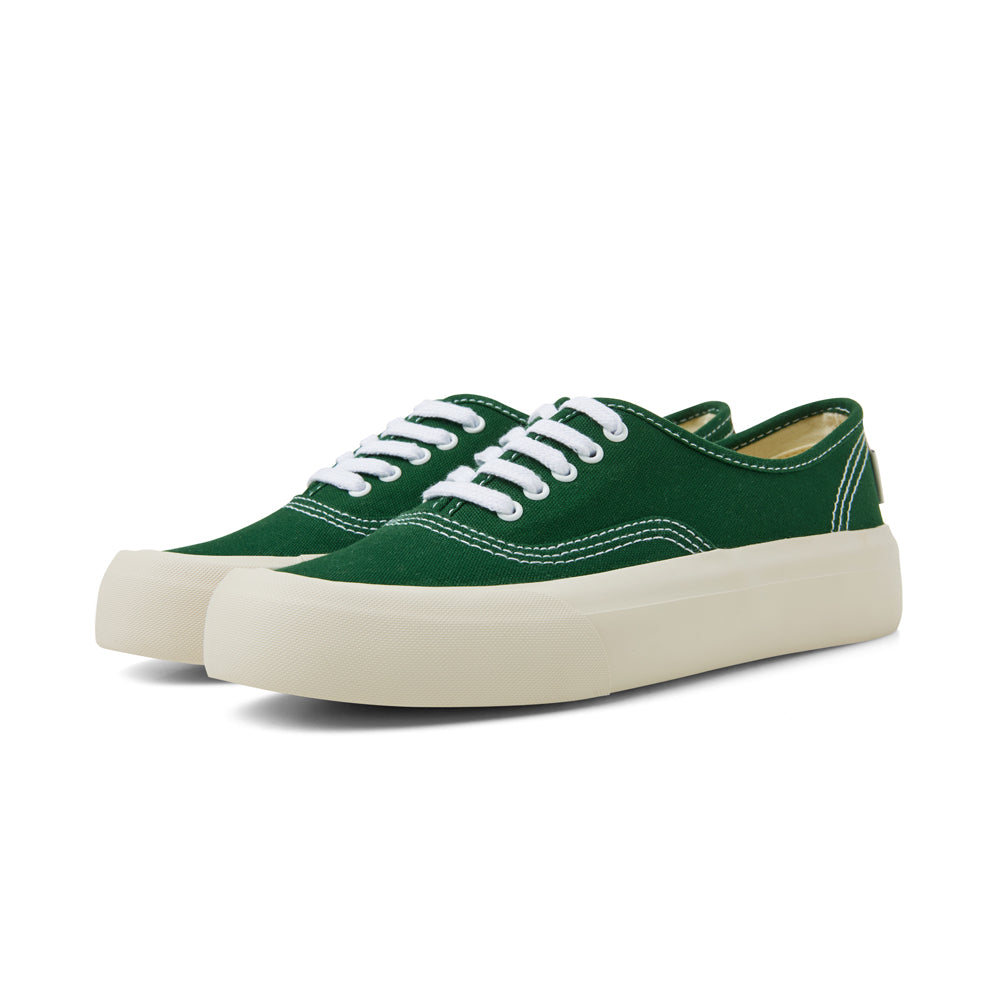 ELLDU Toe-Easy 綠色厚底帆布鞋