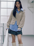 CITYBREEZE 灰色百褶設計短裙(NewJeans Haerin、IZ*ONE金珉周同款)
