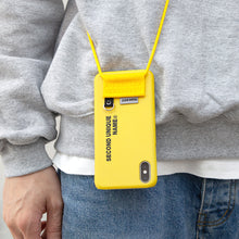 將圖片載入圖庫檢視器 SECOND UNIQUE NAME 黃色吊環背帶手機殼
