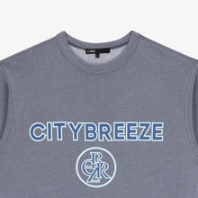 將圖片載入圖庫檢視器 CITYBREEZE Logo塗鴉印花藍色短袖上衣
