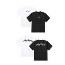 將圖片載入圖庫檢視器 NOTAG Logo 純棉短袖T恤_黑色
