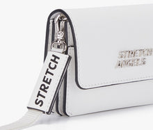 將圖片載入圖庫檢視器 STRETCH ANGELS Flap 白色迷你兩用側背包
