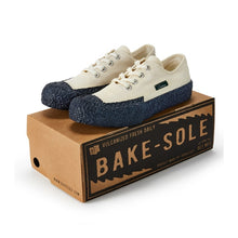 將圖片載入圖庫檢視器 BAKE-SOLE Crust 原色x深藍鞋底帆布鞋
