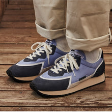 將圖片載入圖庫檢視器 BAKE-SOLE Sprinter 藍色復古休閒鞋
