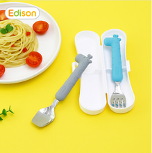 將圖片載入圖庫檢視器 EDISON 韓國 兒童專用 矽膠餐具組
