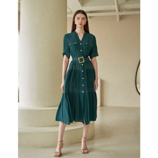 [DK SHOP] Versailles Henry 頸帶套裝疊層連身裙